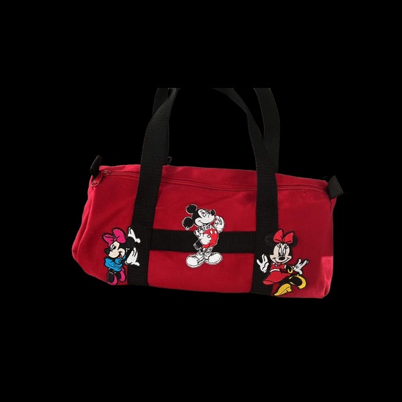 One of A Kind Cartoon Themed Full Zippered Wrist Carry Bag  With Pockets - Picture 2 of 5